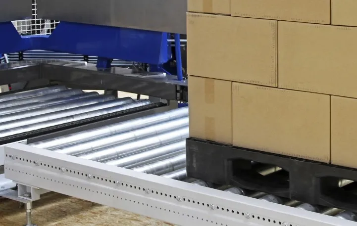 Czy paletyzator może pracować w trybie ciągłym z buforem palet?